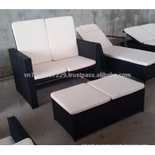 Wicker Outdoor / Garden Furniture - Gaslift adjustable sofa set